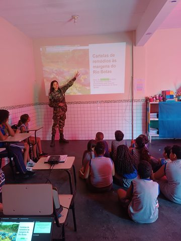 Palestra no Colégio Austiense — Água e Fauna