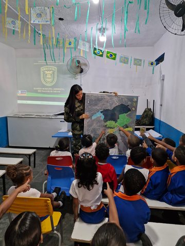 Registro fotográfico: E.M. Visconde de Itaboraí — Diagnóstico com 80 Alunos